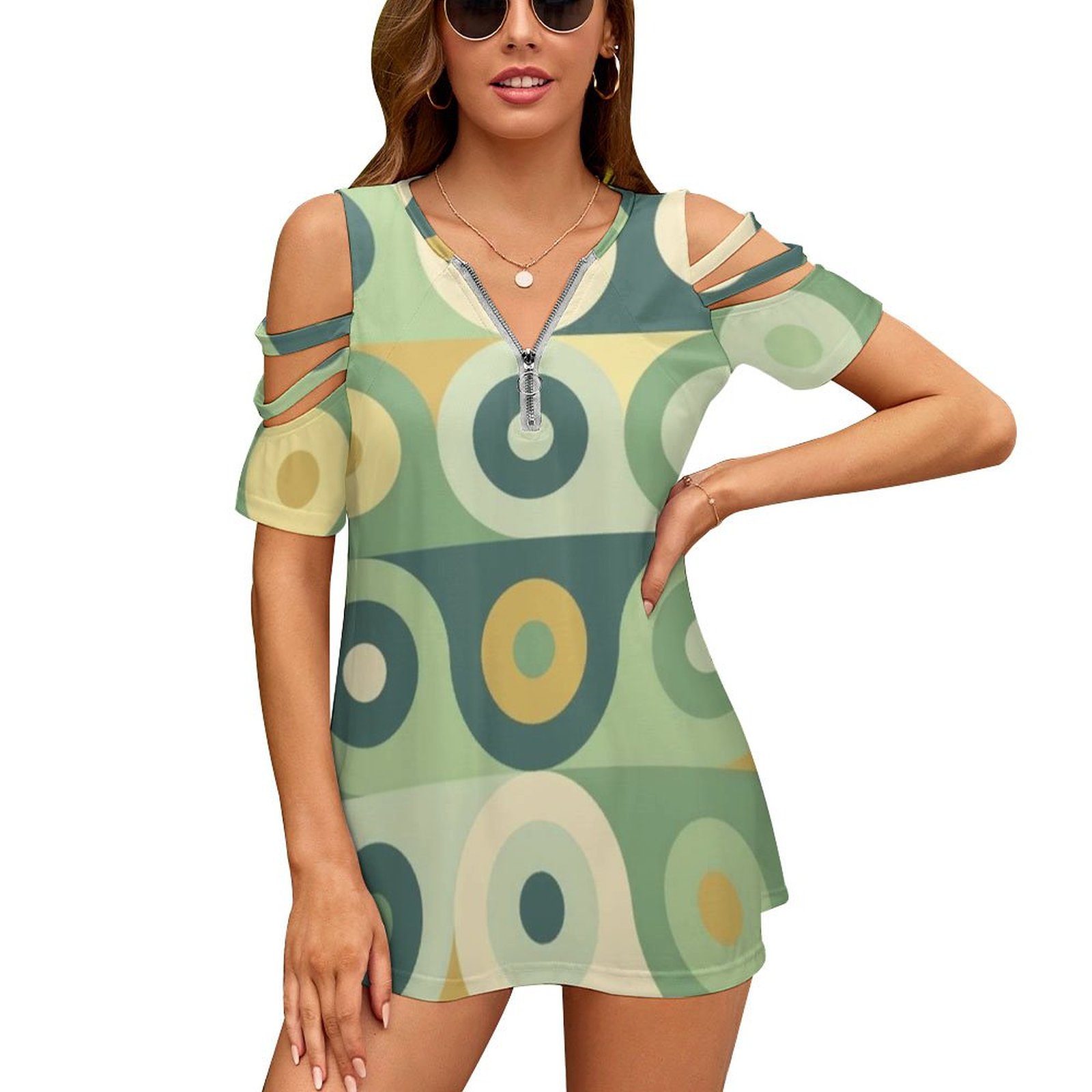 Women'S Fashion In The 70S - Groovy 70's Patroon Vrouwen Rits Verschillende