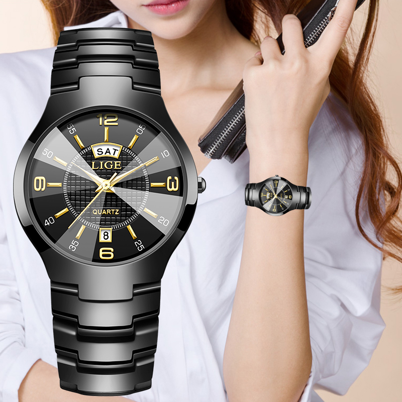 Fashion Women Watch - LUIK Mode Elegant Damespolshorloge Luxe Keramiek
