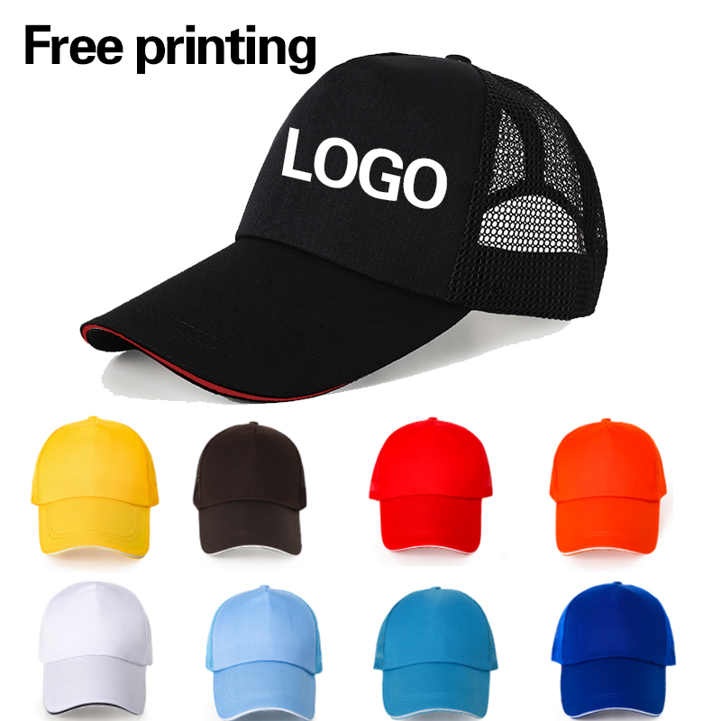 Women Fashion Hats - Mannen Vrouwen Hoeden aanpassen Print Logo