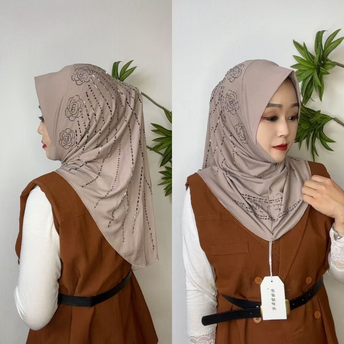 Women Fashion Malaysia - Hijab moslimvrouwen shawl hoofddoek luxe kwastjes