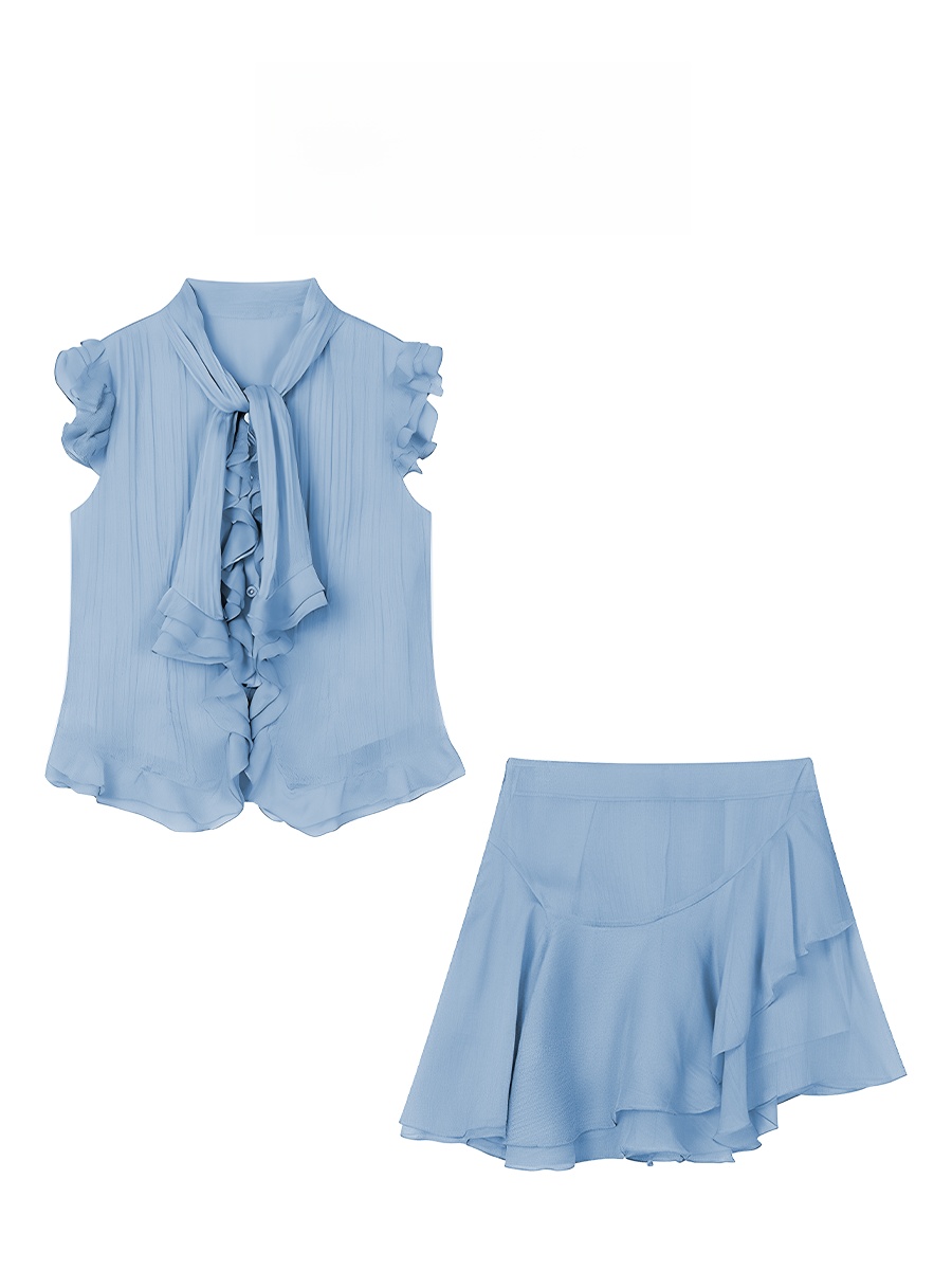 Women'S Young Fashion - Parkyeon Modieus kort rokje set met