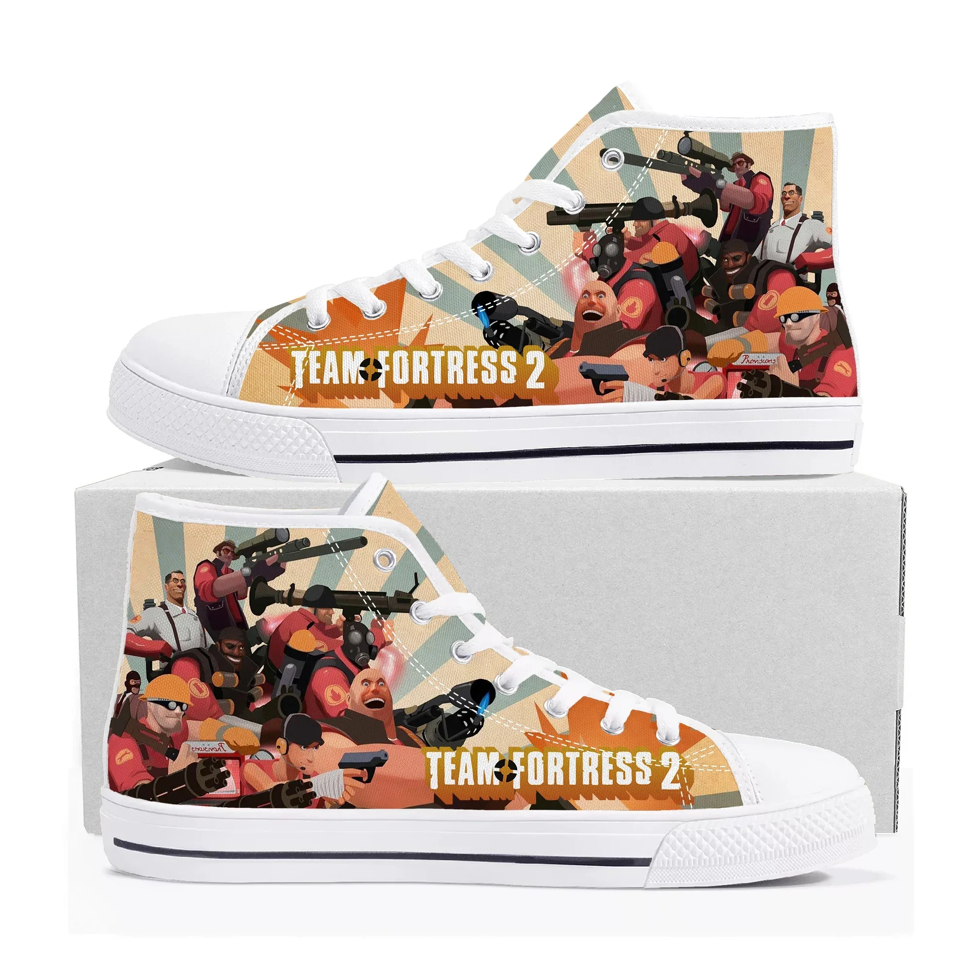 Women'S Fashion Business Casual - Team Fortress 2 hoge sneakers cartoon