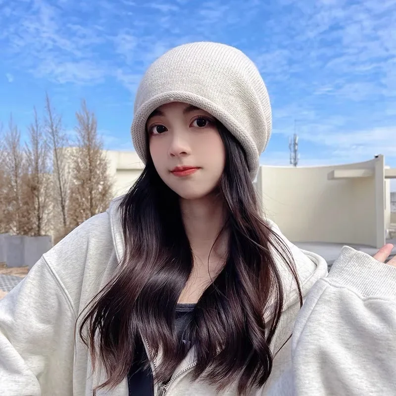 Women Fashion Hats - Gebreide Motorkap Kappen Vrouwelijke Winter Warm