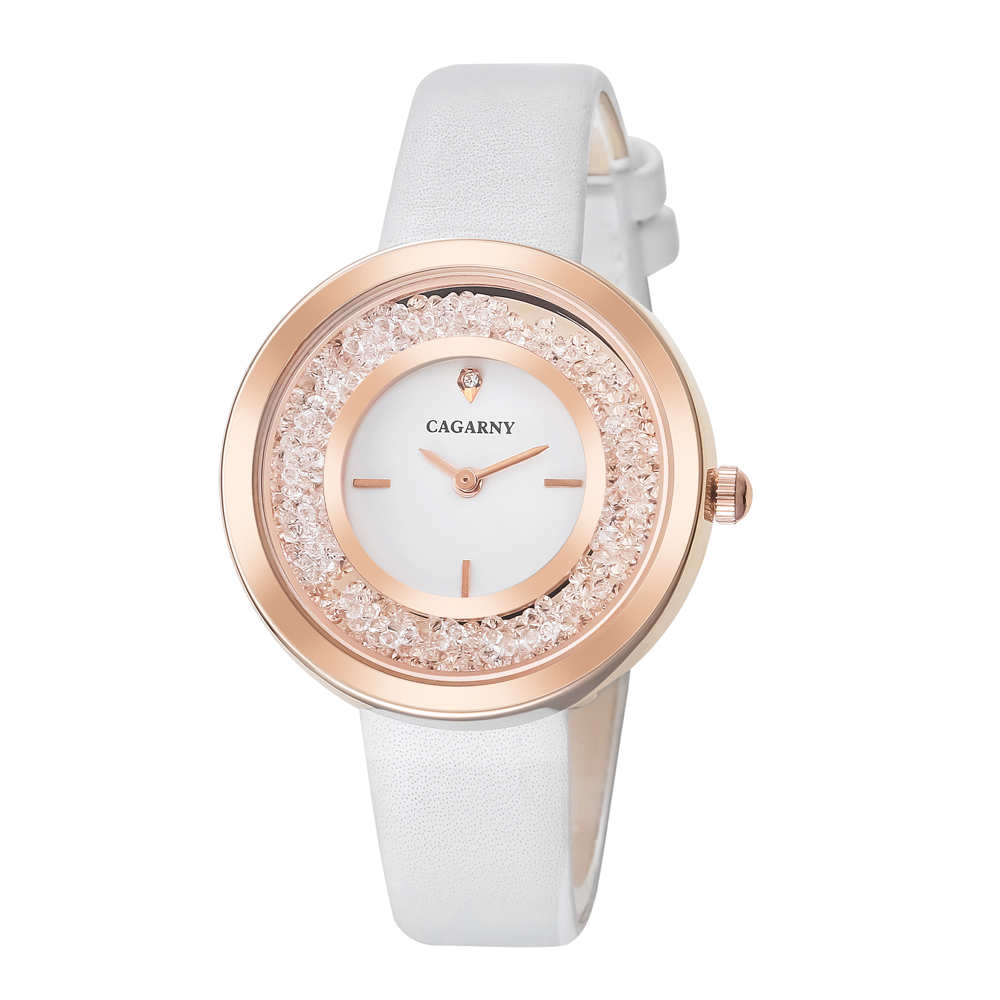 Women'S Fashion Vogue - Luxe Merk Cagarny Quartz Horloge Voor