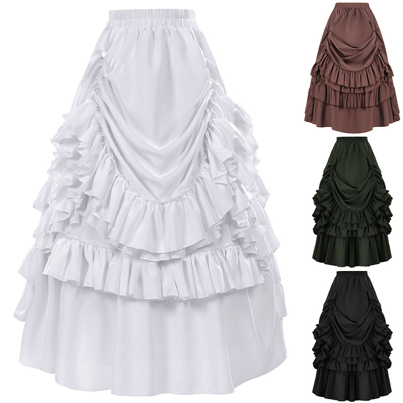Women'S Fashion Victorian Era - Retro gotische stijl korte rok voor