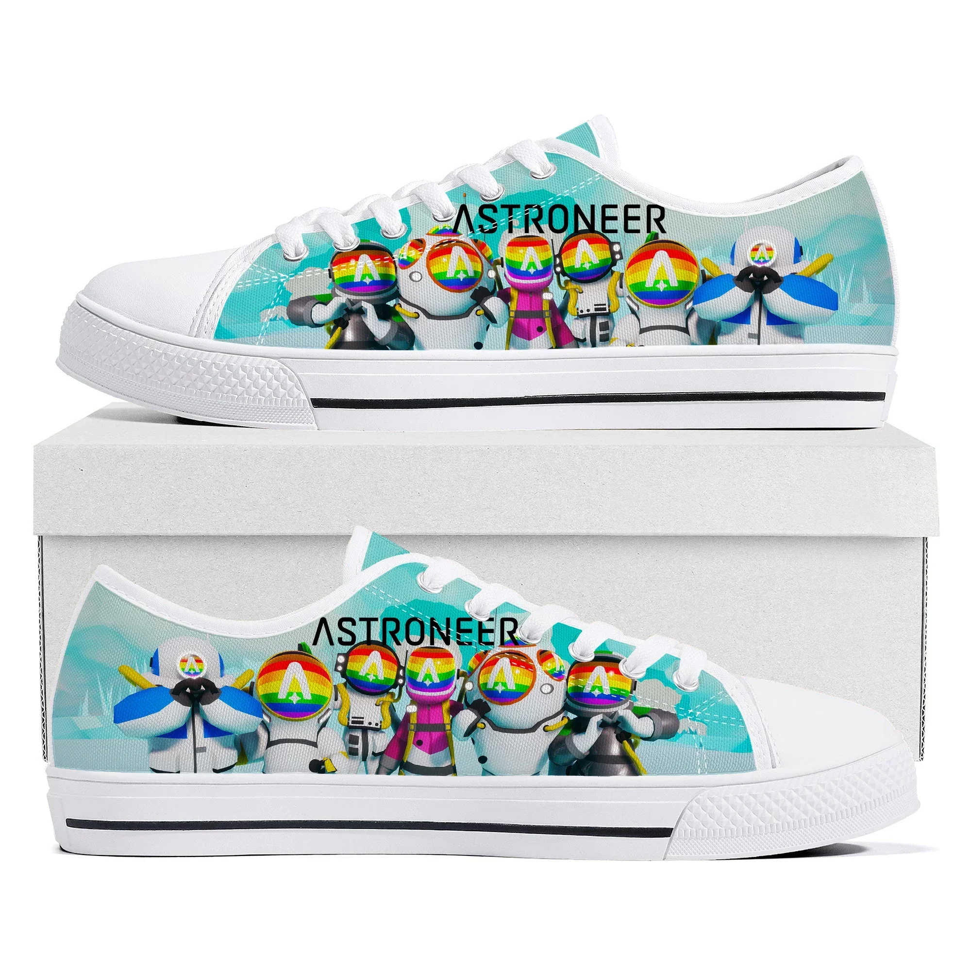Women'S Fashion Business Casual - Astroneer lage sneakers Hot Cartoon Game