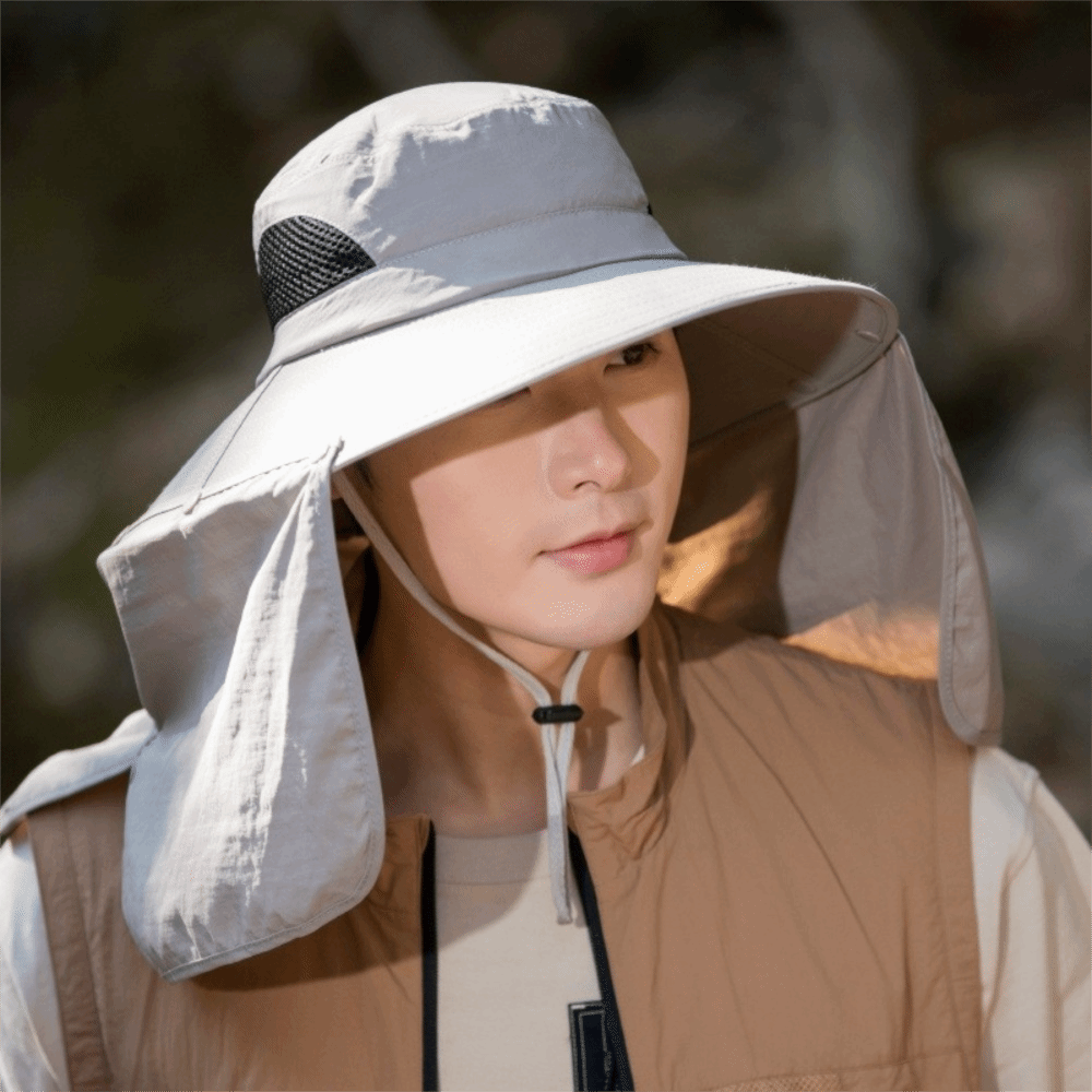 Women Fashion Hats - Mode stoffen heren zonnehoed grote rand