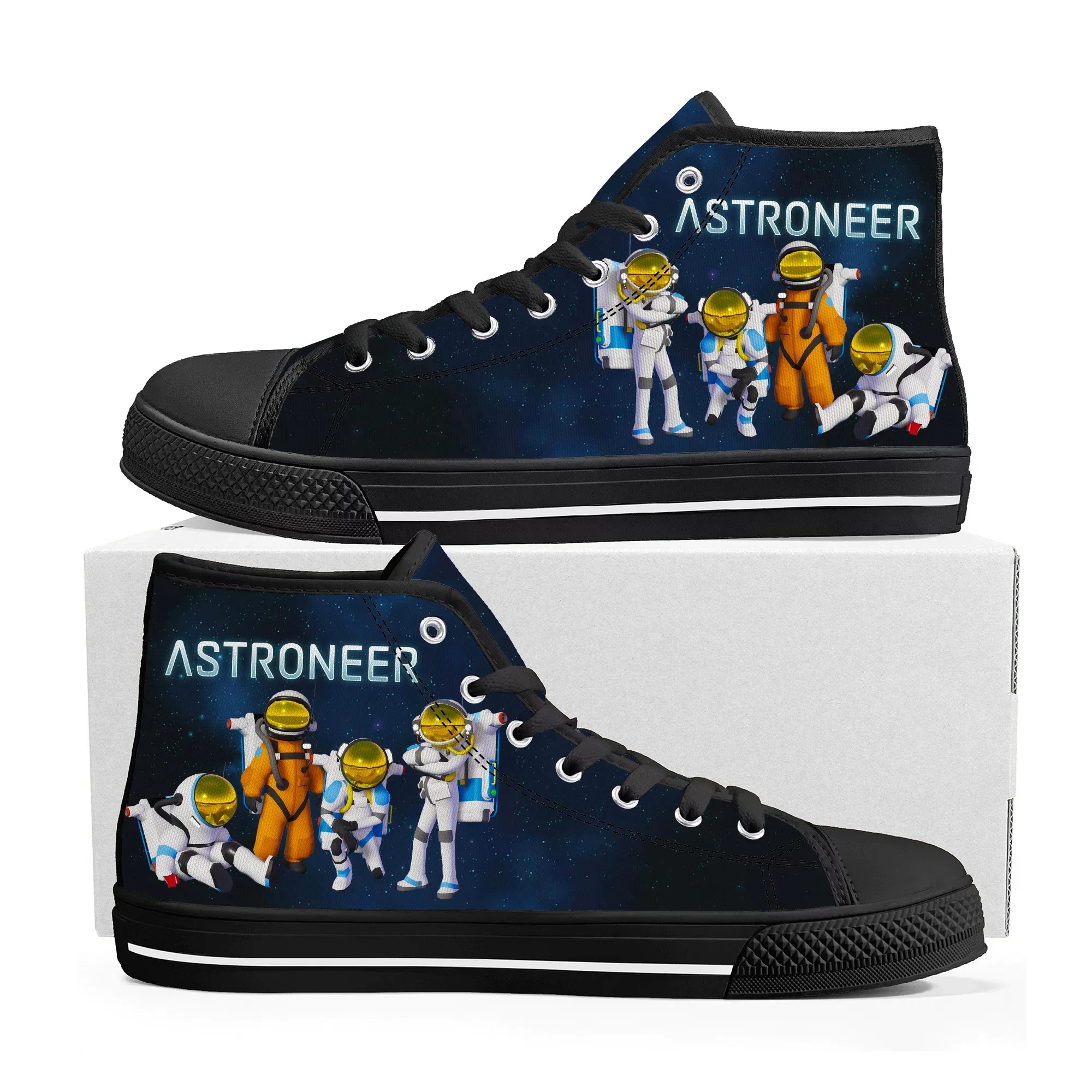 Women'S Fashion Business Casual - Astroneer hoge sneakers Hot Cartoon Game