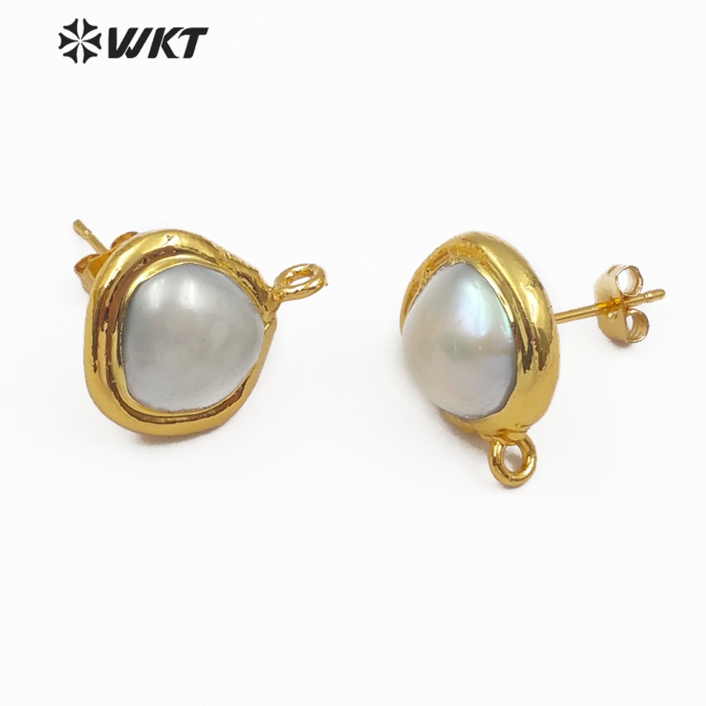 Women'S Fashion Vogue - WT-JF301 Pareljuwelen Gouden Elektrolytisch Vergulde Natuurlijke