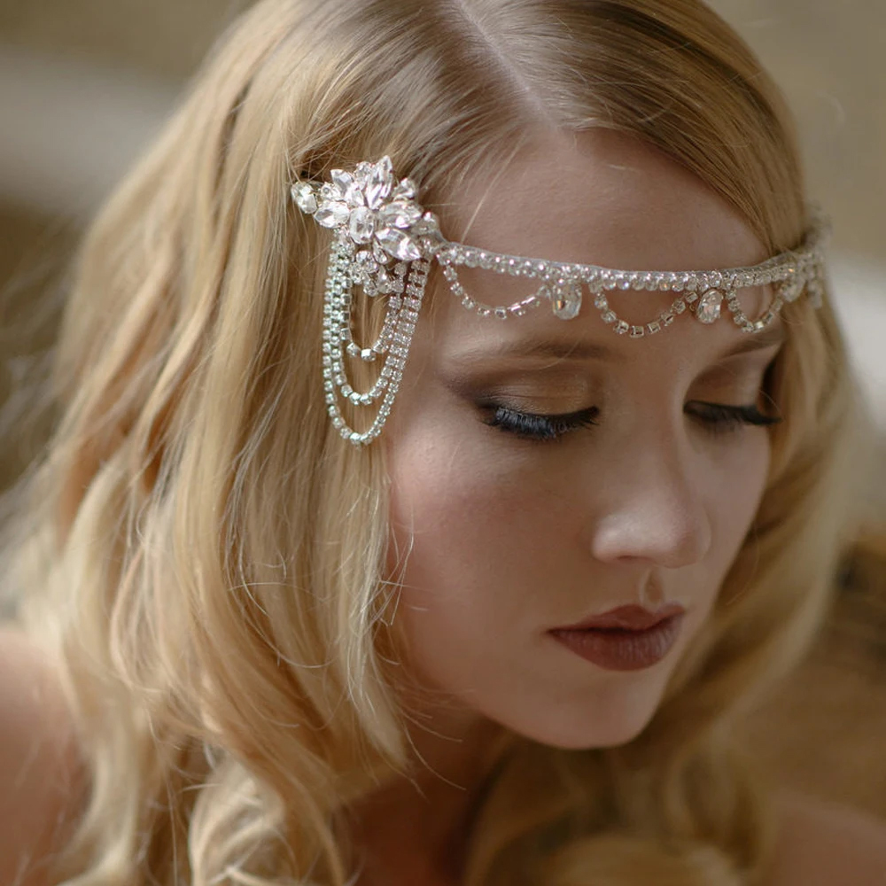 Women'S Fashion Of The 1920S - Stonefans Vintage Crystal Gatsby Hoofdband 1920S