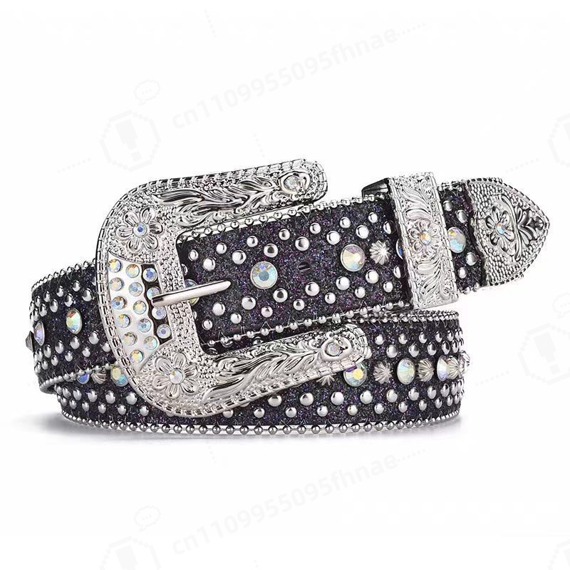 Fashion Women Belt - Y2K-stijl strassriem voor damesmode ingelegde diamanten