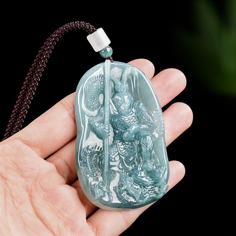 Women'S Fashion - Birmese Jadeïet Monkey King hanger ketting