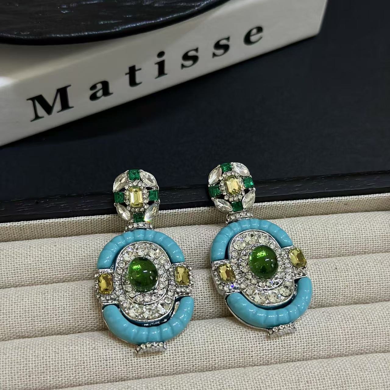 Vintage turquoise smaragd zilv - Women'S Fashion Victorian Era recensie en prijs