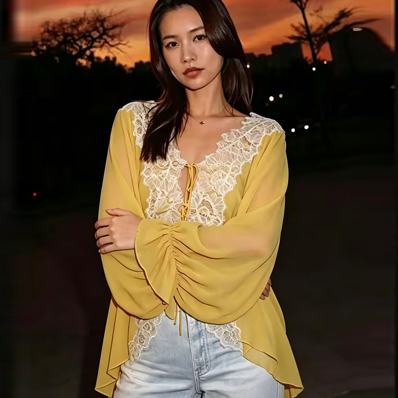 Kant Dames Blouse Zomer 2026 N - Women'S Young Fashion recensie en prijs