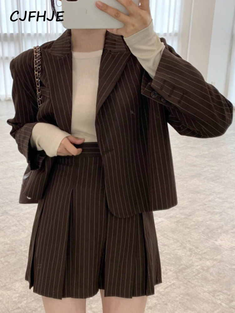 Cjfhje Fashion Streep Blazer D - Women'S Fashion Leather Jacket recensie en prijs