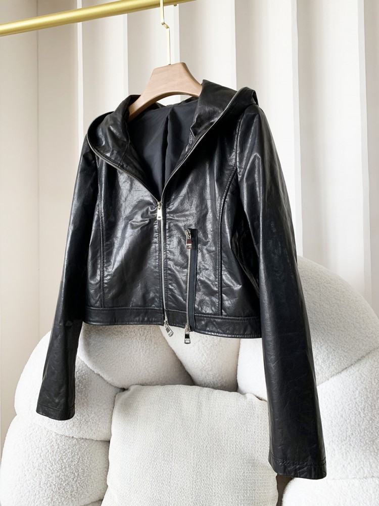 Herfst Casual Damesmode Rits S - Women'S Fashion Leather Jacket recensie en prijs