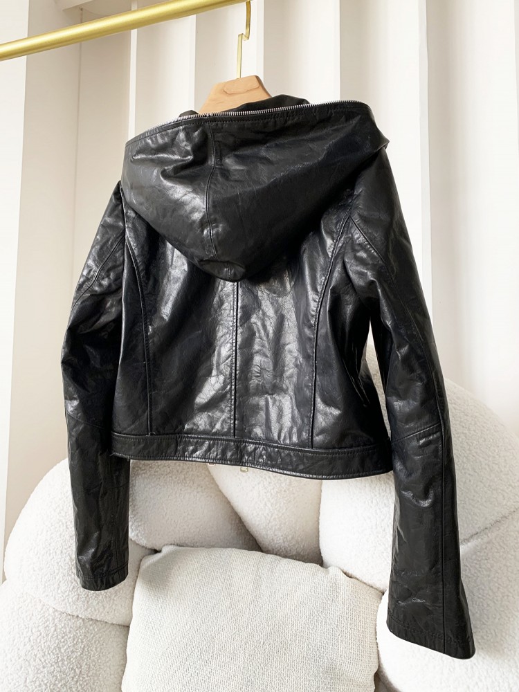 Herfst Casual Damesmode Rits S - Women'S Fashion Leather Jacket recensie en prijs