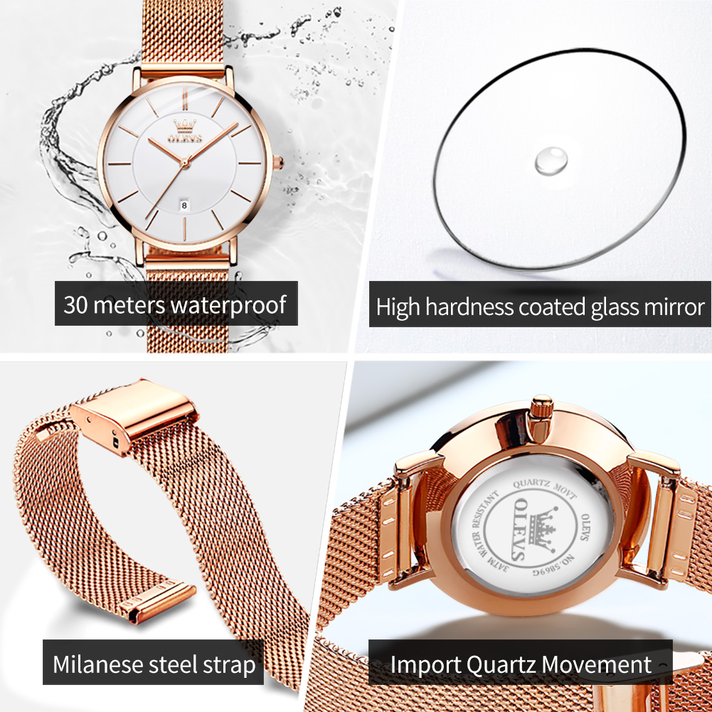 OLEVS Dameshorloge 5869, elega - Fashion Women Watch recensie en prijs