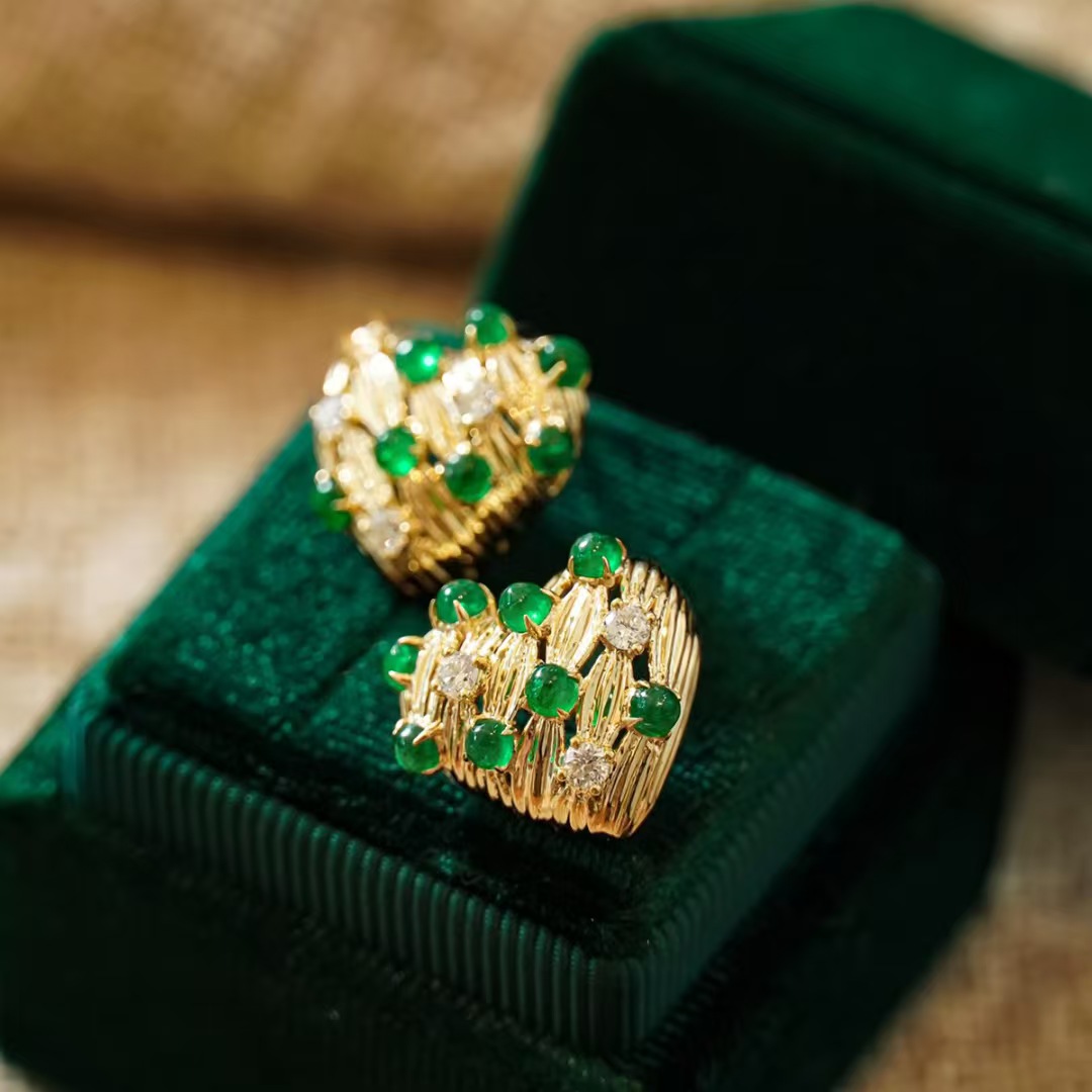 Retro14K Gold Filled Emerald D - Women'S Fashion Victorian Era recensie en prijs