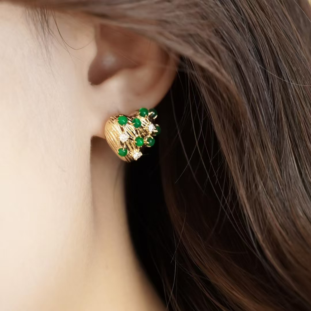 Retro14K Gold Filled Emerald D - Women'S Fashion Victorian Era recensie en prijs