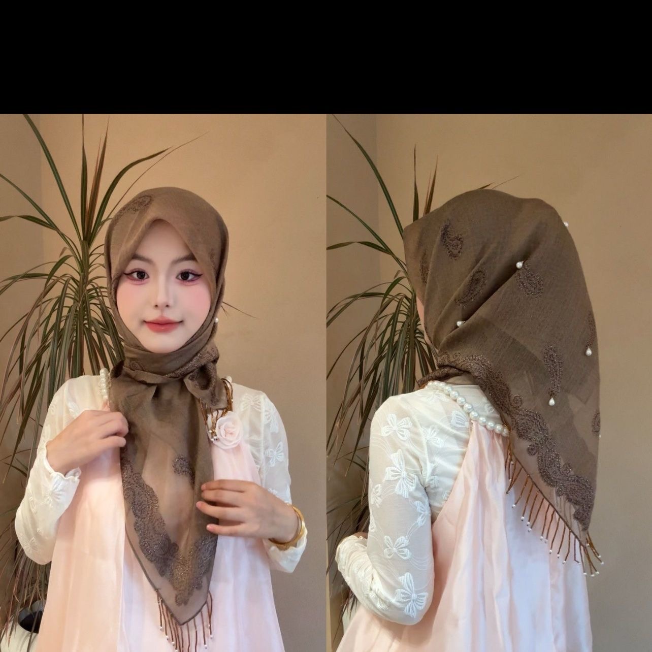 Hijab moslimvrouwen shawl hoof - Women Fashion Malaysia recensie en prijs