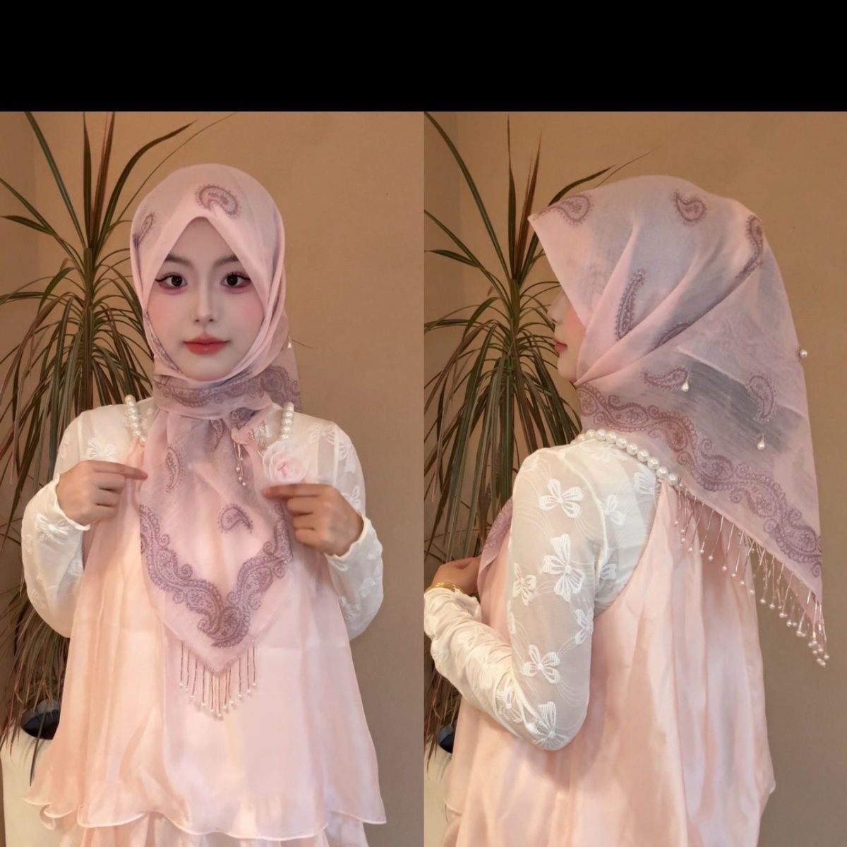 Hijab moslimvrouwen shawl hoof - Women Fashion Malaysia recensie en prijs