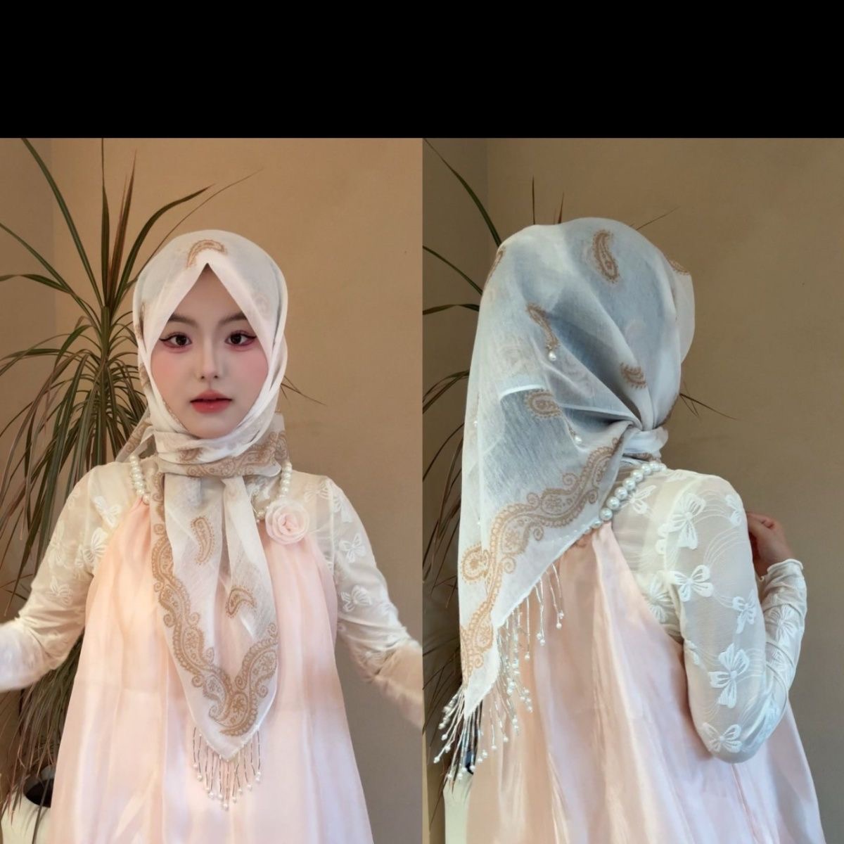 Hijab moslimvrouwen shawl hoof - Women Fashion Malaysia recensie en prijs