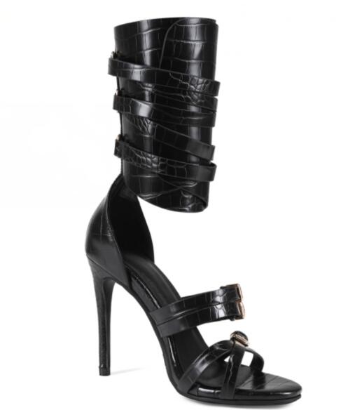 Sexy zwart lederen open teen s - Fashion Women Belt recensie en prijs
