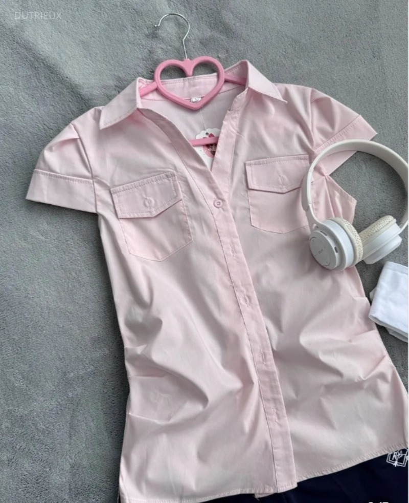 Mode Preppy Stijl Knopen Turn  - Women'S Y2K Fashion Aesthetic recensie en prijs