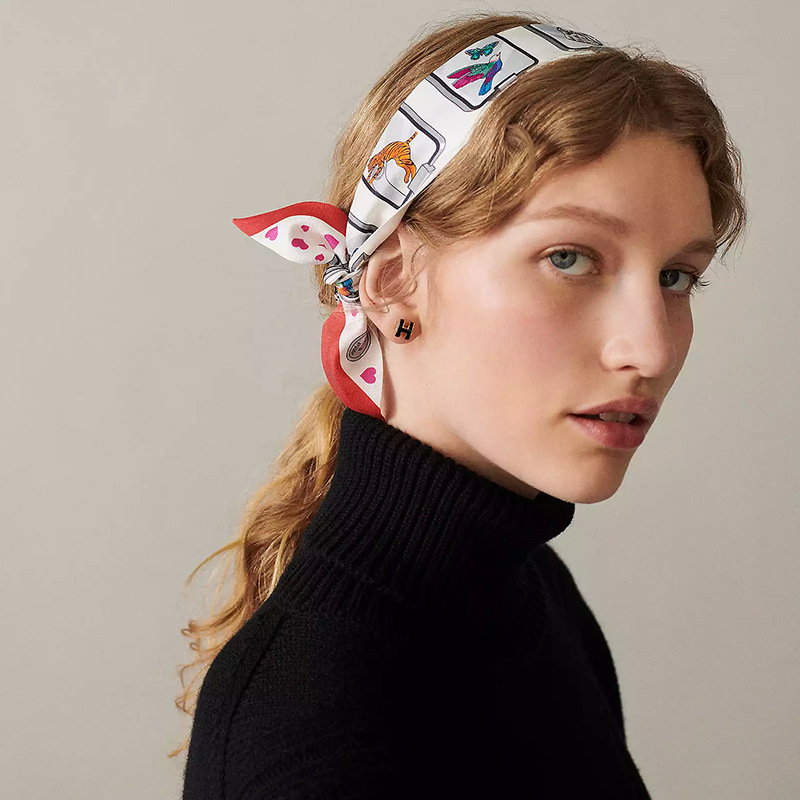 Kleine 100% Zijden Hals Hoofd  - Women Fashion Hats recensie en prijs