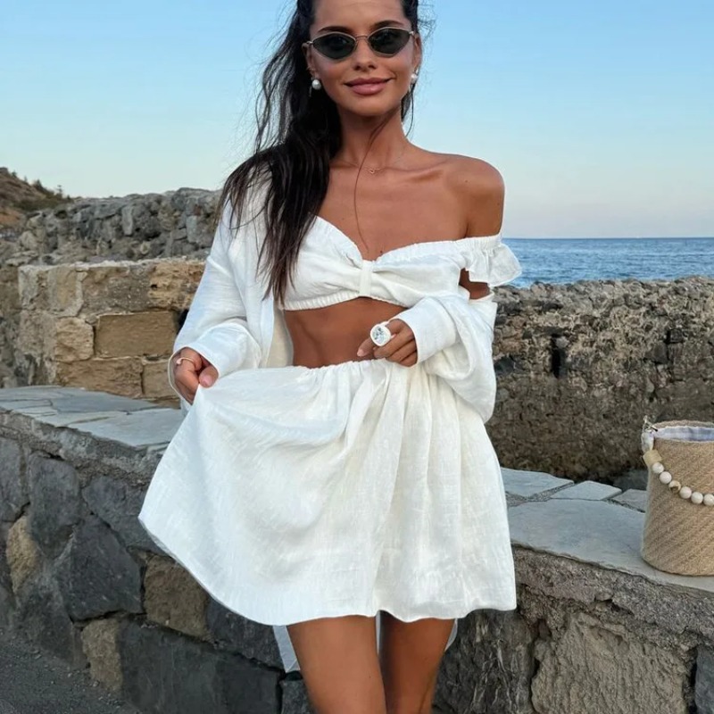 Tank Top Gezwollen Minirok Twe - V Neck Cami Top recensie en prijs