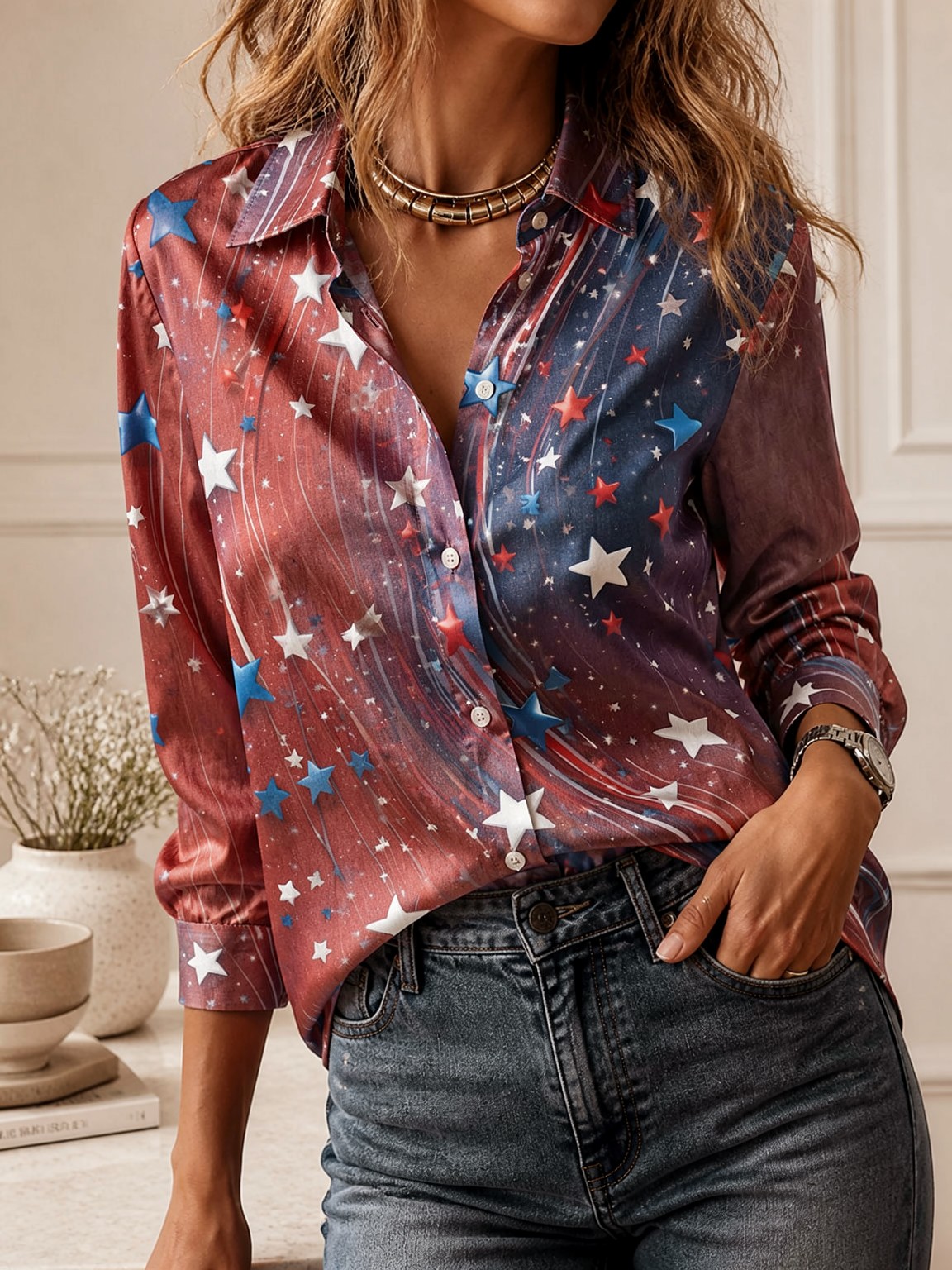Elegante top met lange mouwen  - Women'S Fashion Tops recensie en prijs