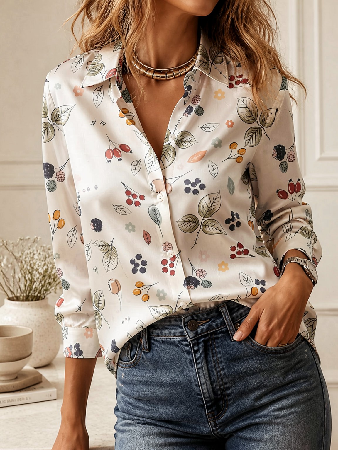 Elegante top met lange mouwen  - Women'S Fashion Tops recensie en prijs