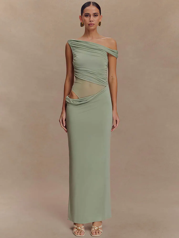 Een schouder slinky sexy maxi- - Women'S Fashion In 1920 recensie en prijs
