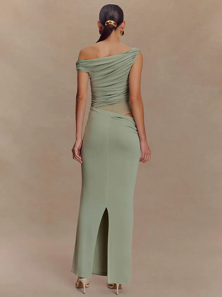 Een schouder slinky sexy maxi- - Women'S Fashion In 1920 recensie en prijs