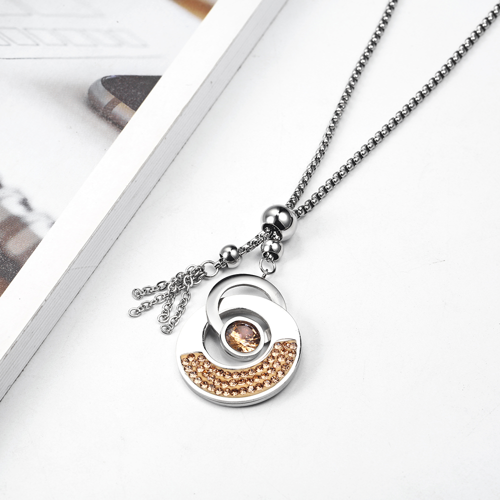 Oufei Rvs Sieraden Crystal Vro - Women'S Fashion Vogue recensie en prijs