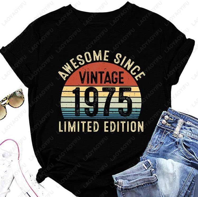 Vintage 1975 T-shirts voor vro - Women'S Fashion In The 70S recensie en prijs