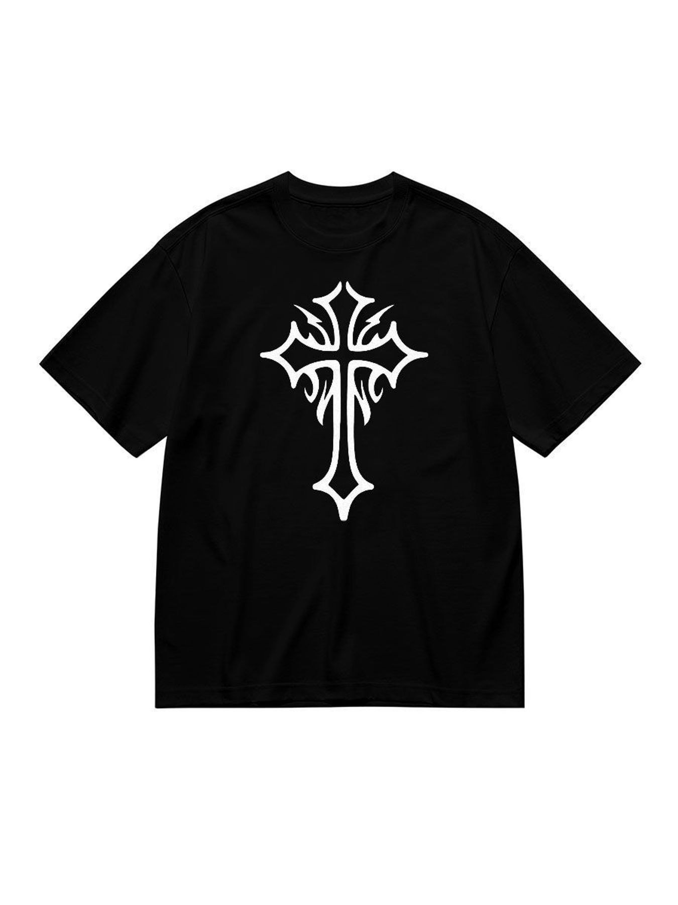 Gothic Cross Grafische T-shirt - Women'S Y2K Fashion Aesthetic recensie en prijs