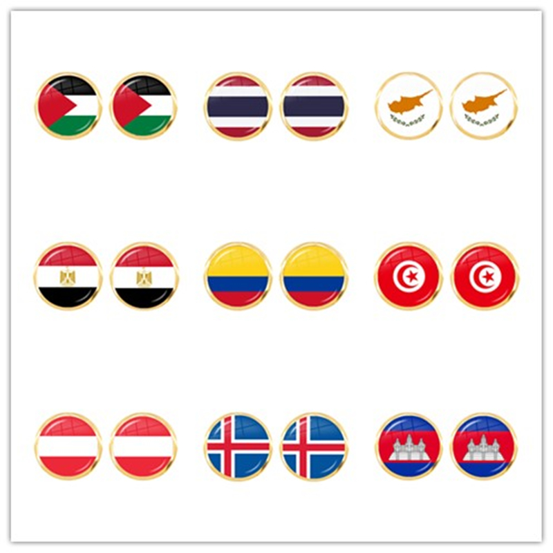 Nationale Vlag Glas Cabochon S - Women Fashion Egypt recensie en prijs