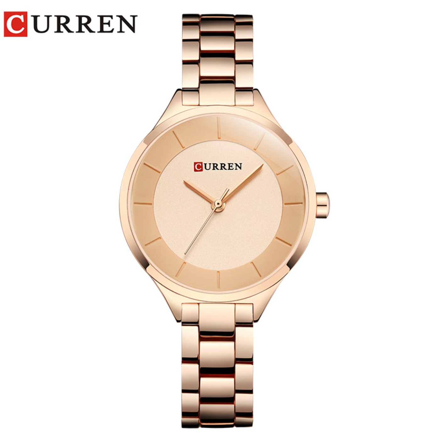CURREN Nieuwe Eenvoudige Vrouw - Fashion Women Watch recensie en prijs