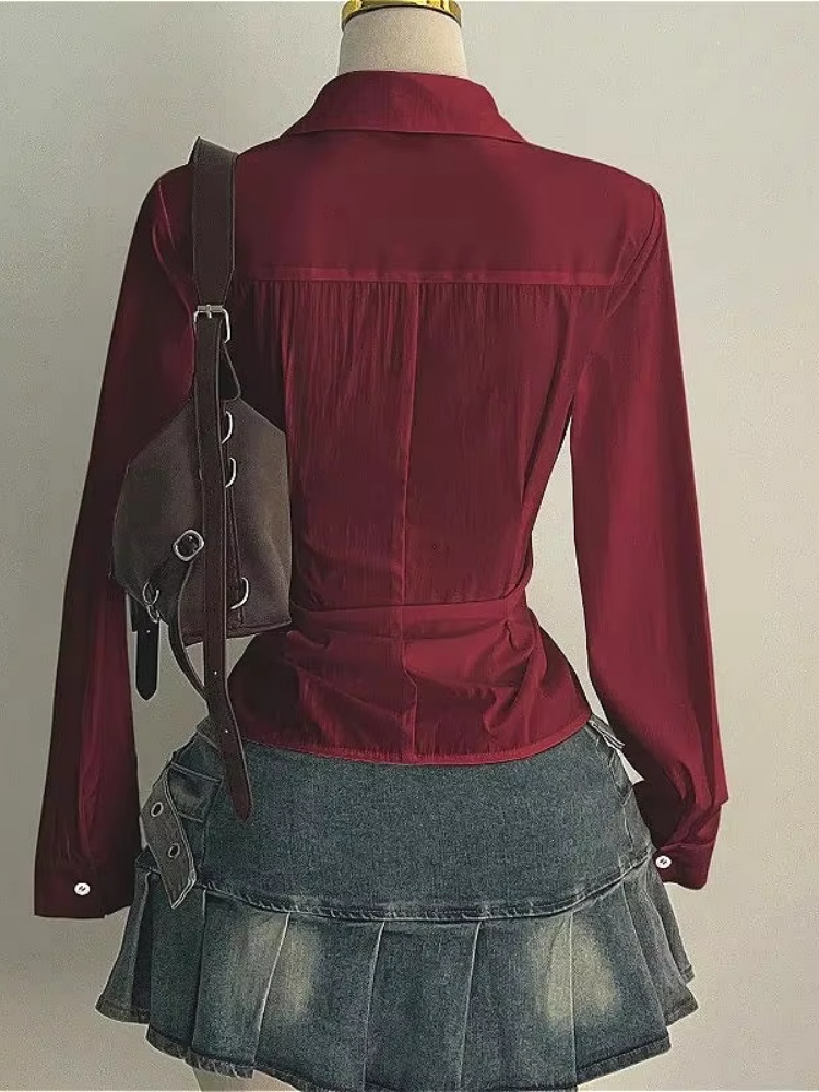 Mode Lange Mouwen Blouses Sexy - Women'S Y2K Fashion Aesthetic recensie en prijs