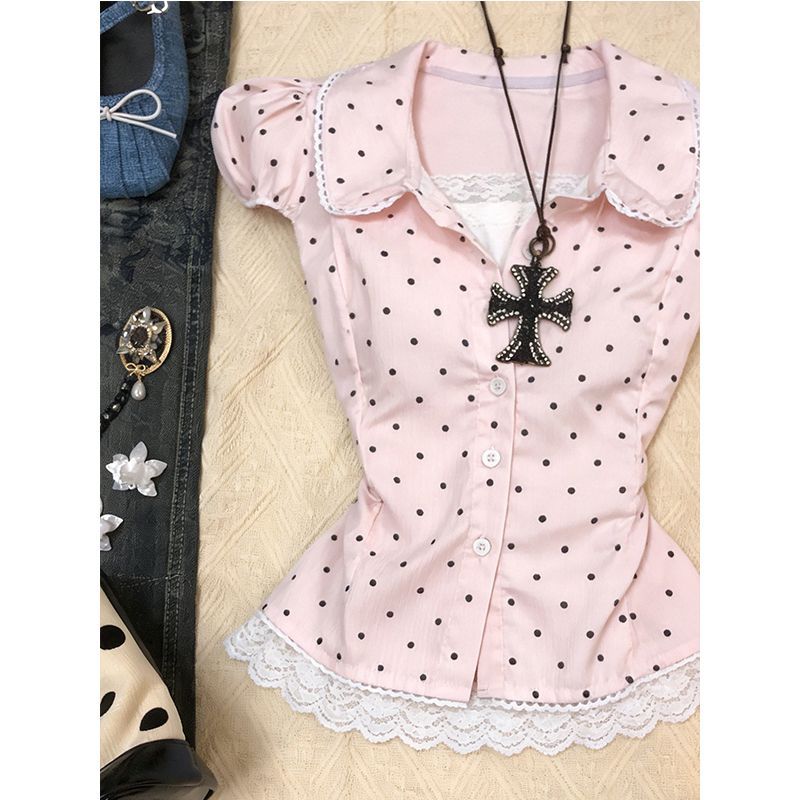 Kimotimo Zoete Polka Dot Korte - Women'S Y2K Fashion Aesthetic recensie en prijs