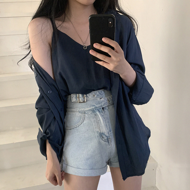 Retro eenvoudige kleurige shir - Women'S Young Fashion recensie en prijs
