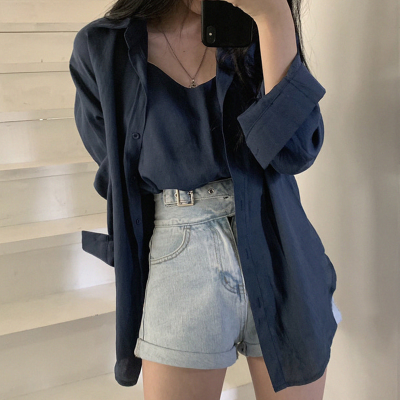 Retro eenvoudige kleurige shir - Women'S Young Fashion recensie en prijs