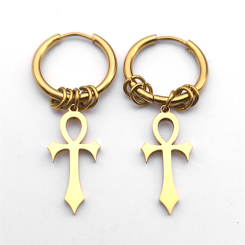 Egypte Ankh Kruis Hoepel Drop  - Women Fashion Egypt recensie en prijs